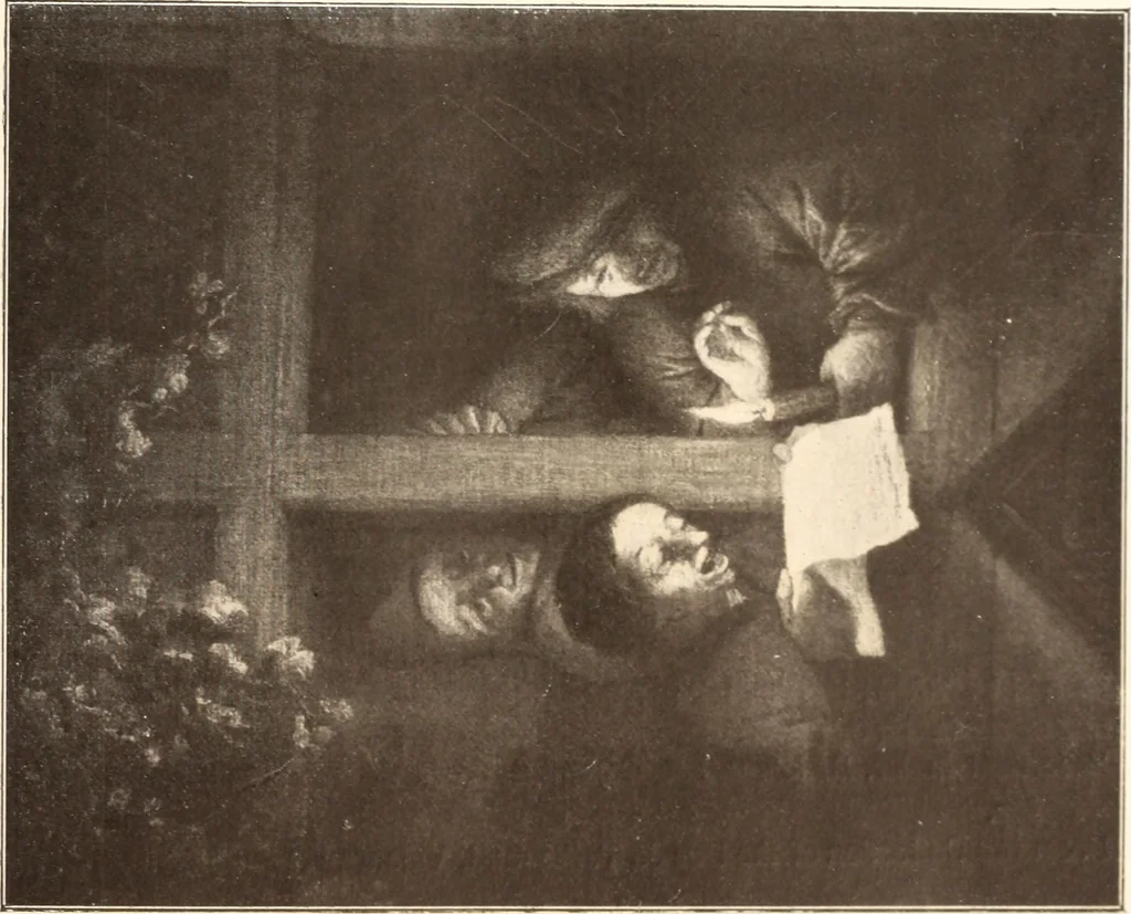 An illustration from Illustrated catalogue of the tenth series of 100 paintings by old masters of the Dutch, Flemish, Italian, French, and English schools, being a portion of the Sedelmeyer gallery which contains about 1500 original pictures by ancient and modern artists, 1906, leaf 48