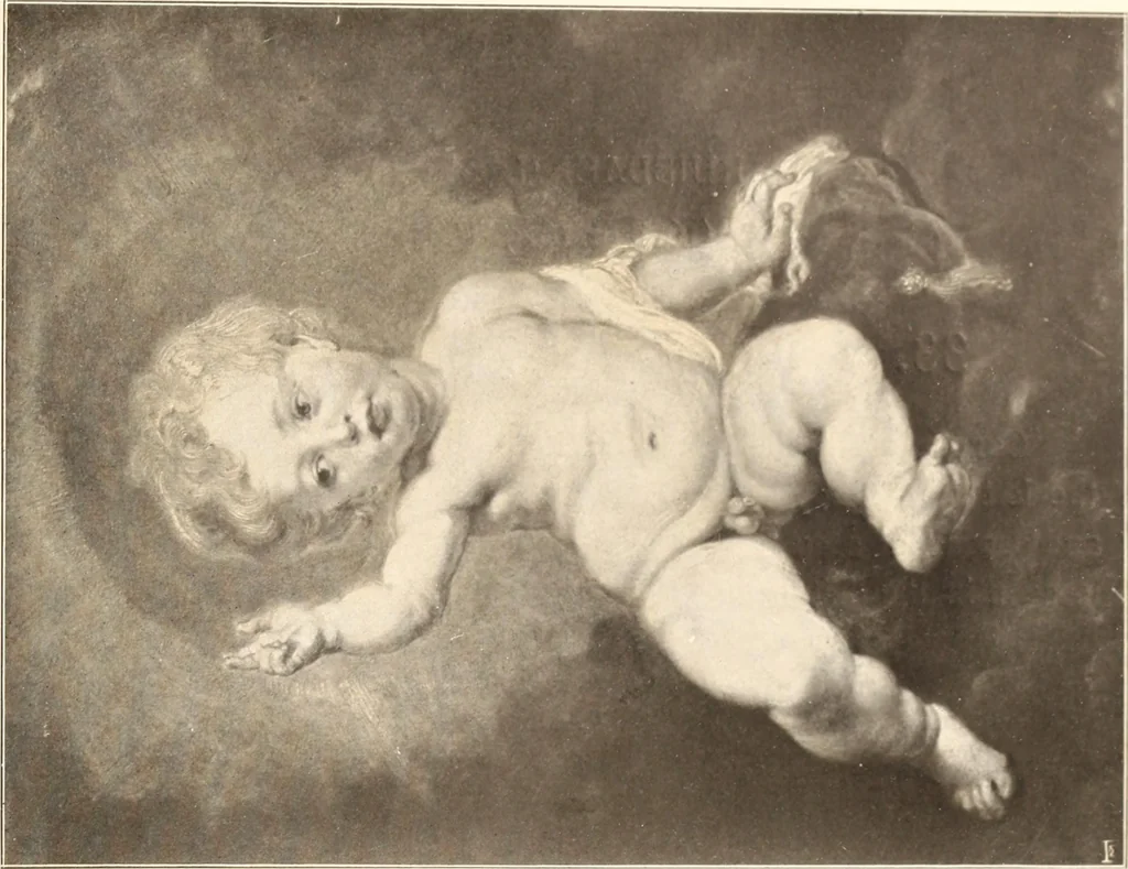 An illustration from Illustrated catalogue of the tenth series of 100 paintings by old masters of the Dutch, Flemish, Italian, French, and English schools, being a portion of the Sedelmeyer gallery which contains about 1500 original pictures by ancient and modern artists, 1906, leaf 56