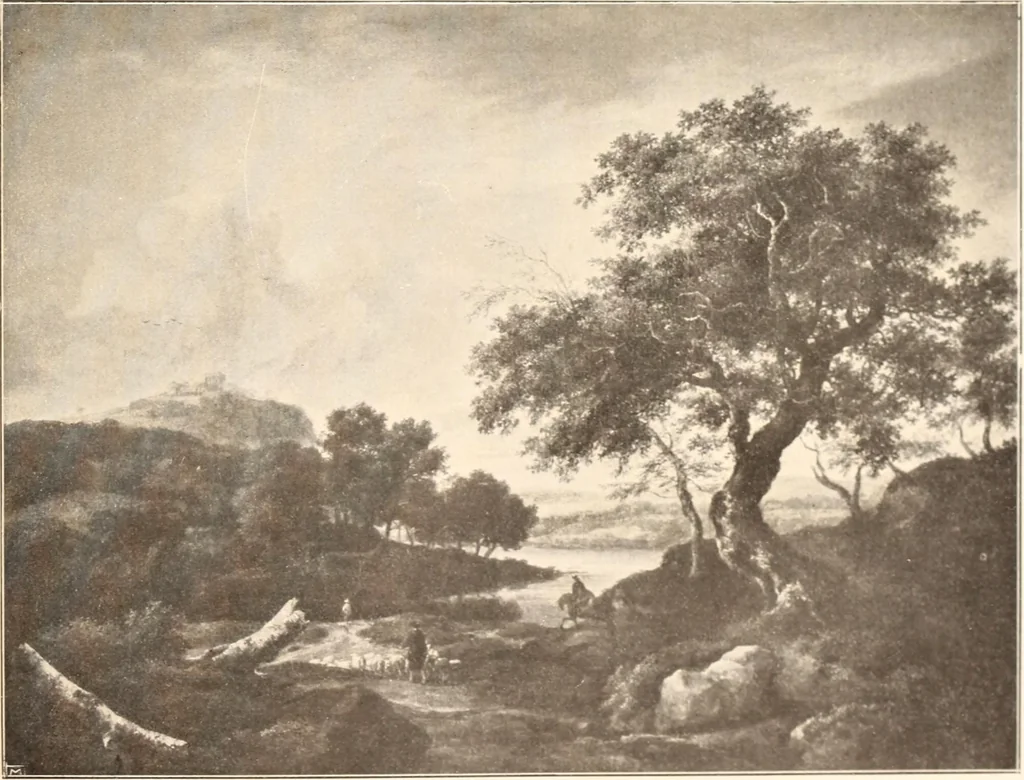An illustration from Illustrated catalogue of the tenth series of 100 paintings by old masters of the Dutch, Flemish, Italian, French, and English schools, being a portion of the Sedelmeyer gallery which contains about 1500 original pictures by ancient and modern artists, 1906, leaf 58
