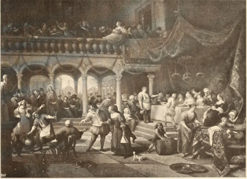 An illustration from Illustrated catalogue of the tenth series of 100 paintings by old masters of the Dutch, Flemish, Italian, French, and English schools, being a portion of the Sedelmeyer gallery which contains about 1500 original pictures by ancient and modern artists, 1906, leaf 62
