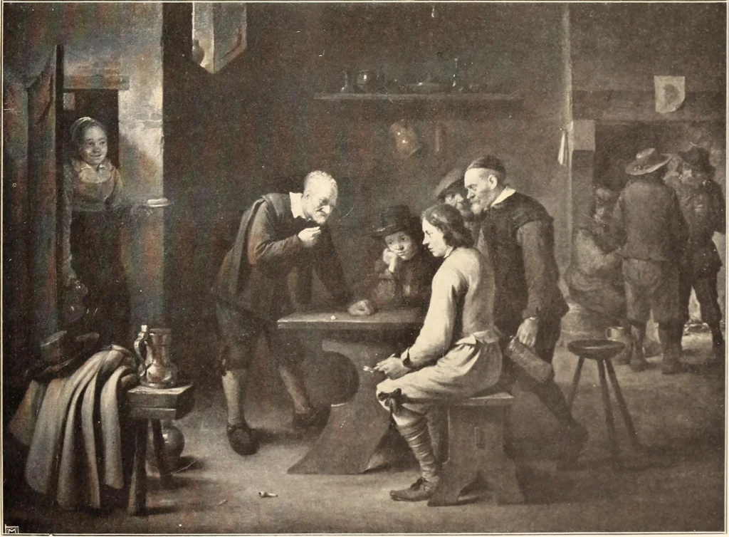 An illustration from Illustrated catalogue of the tenth series of 100 paintings by old masters of the Dutch, Flemish, Italian, French, and English schools, being a portion of the Sedelmeyer gallery which contains about 1500 original pictures by ancient and modern artists, 1906, leaf 64