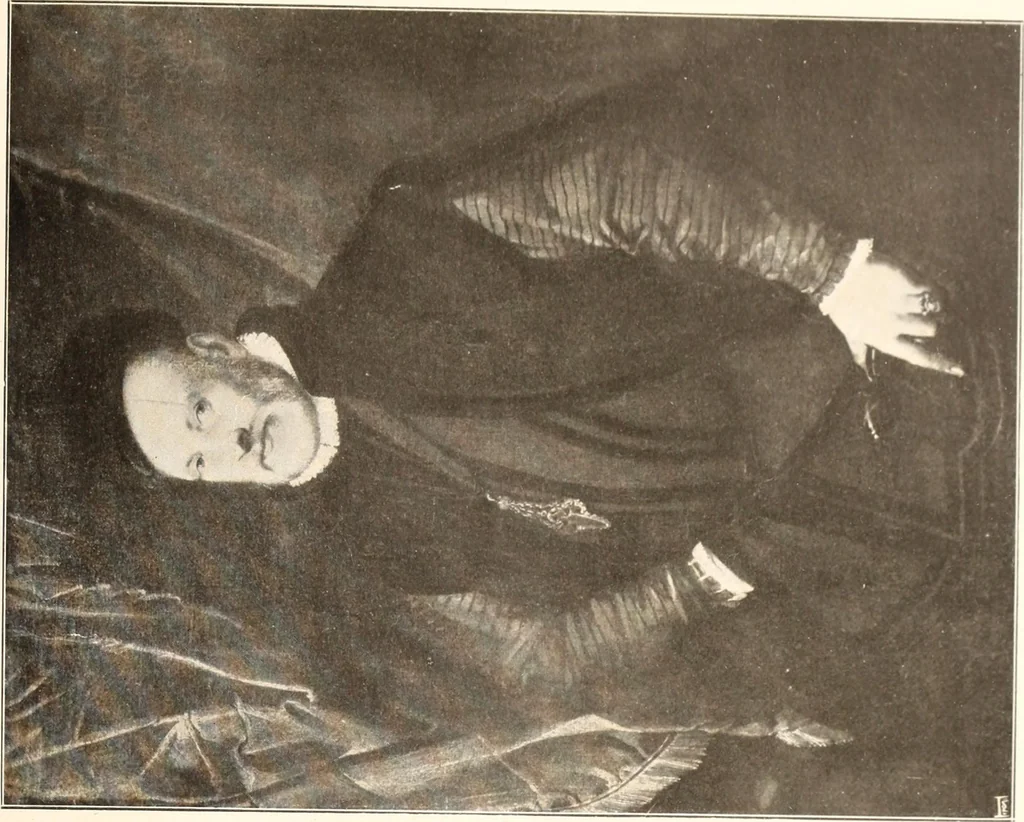 An illustration from Illustrated catalogue of the tenth series of 100 paintings by old masters of the Dutch, Flemish, Italian, French, and English schools, being a portion of the Sedelmeyer gallery which contains about 1500 original pictures by ancient and modern artists, 1906, leaf 74
