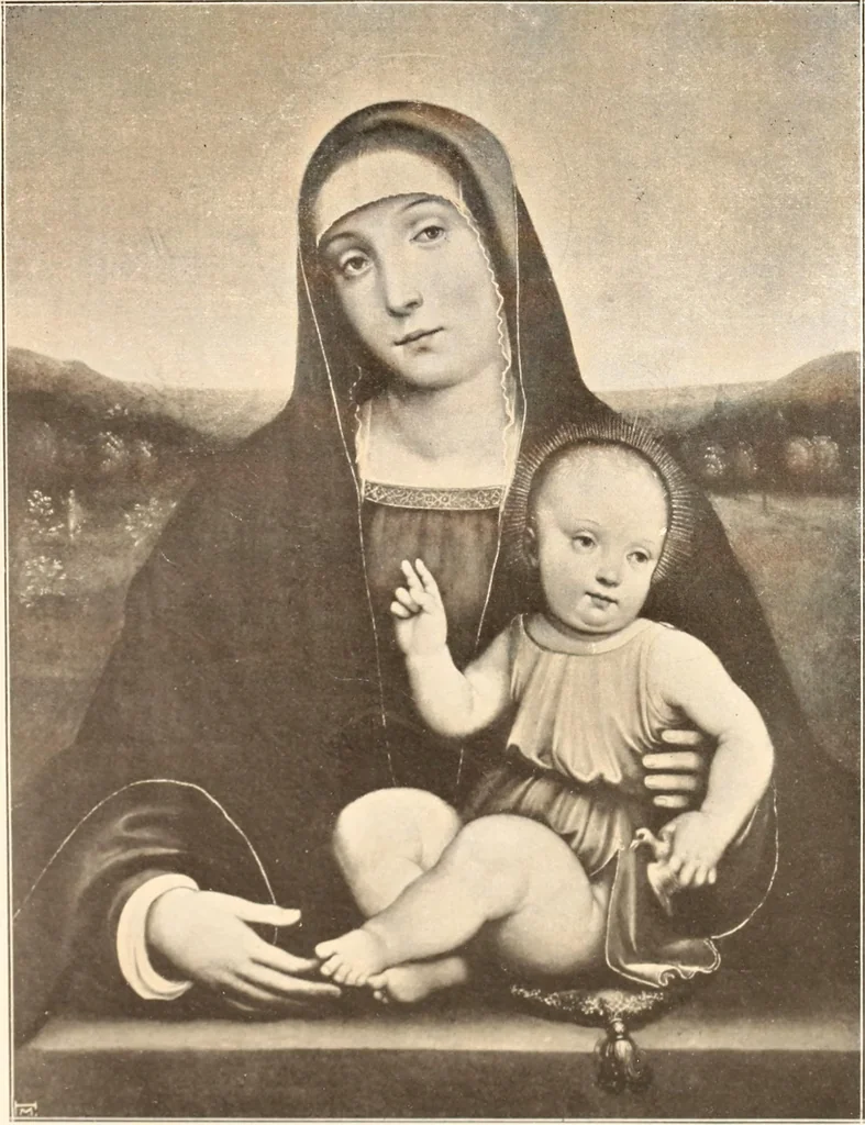 An illustration from Illustrated catalogue of the tenth series of 100 paintings by old masters of the Dutch, Flemish, Italian, French, and English schools, being a portion of the Sedelmeyer gallery which contains about 1500 original pictures by ancient and modern artists, 1906, leaf 84