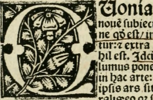 An illustration from Illuminati sacre pagine p.fessoris amplissimi magistri Raymundi Lull. Ars magna, generalis et vltima : quarucunq3 artium [et] scientiarum ipsius Lull. assecutrix et clauigera : [et] ad eas aditum faciliore prebes, antehac nusq3 arti impressorie emuctius cõmendata, 1517, leaf 123