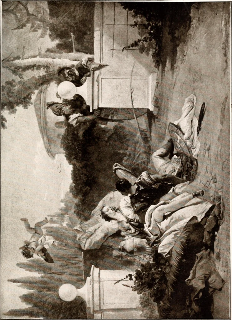 An illustration from Illustrated catalogue of the twelfth series of 100 paintings by old masters of the Dutch, Flemish, Italian, French, and English schools, being a portion of the Sedelmeyer Gallery : containing also a general index of the 1500 pictures described in the 13 catalogues of the Sedelmeyer Gallery published to date, 1913, leaf 106