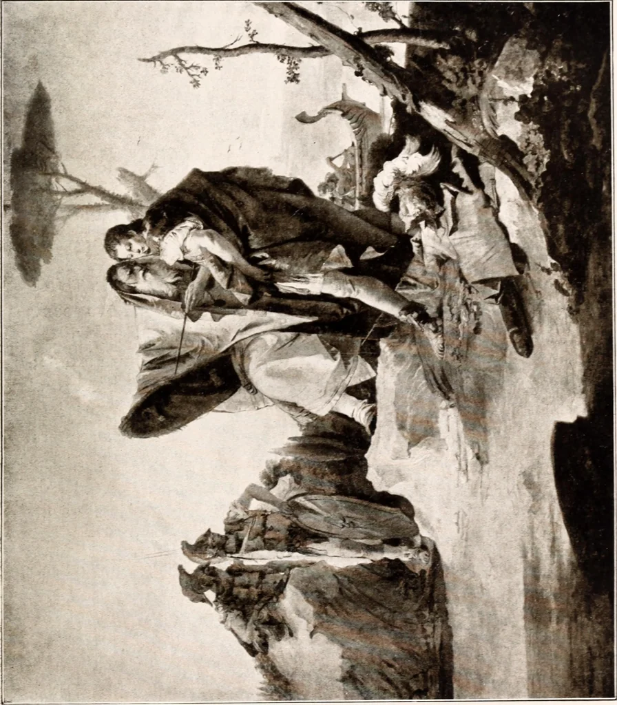 An illustration from Illustrated catalogue of the twelfth series of 100 paintings by old masters of the Dutch, Flemish, Italian, French, and English schools, being a portion of the Sedelmeyer Gallery : containing also a general index of the 1500 pictures described in the 13 catalogues of the Sedelmeyer Gallery published to date, 1913, leaf 110