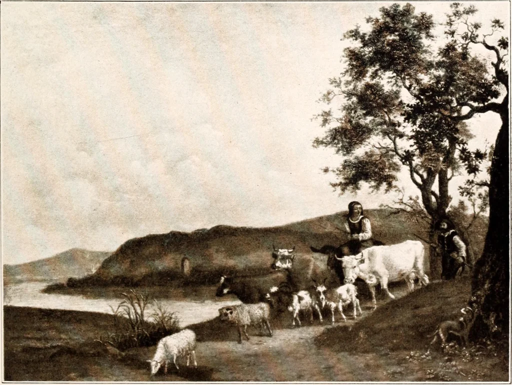 An illustration from Illustrated catalogue of the twelfth series of 100 paintings by old masters of the Dutch, Flemish, Italian, French, and English schools, being a portion of the Sedelmeyer Gallery : containing also a general index of the 1500 pictures described in the 13 catalogues of the Sedelmeyer Gallery published to date, 1913, leaf 38