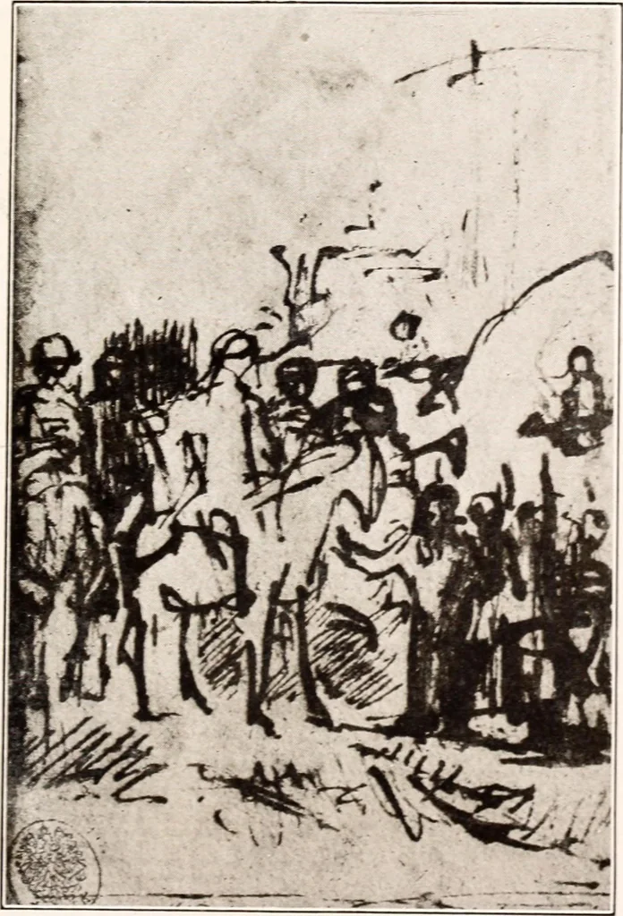 An illustration from Illustrated catalogue of the twelfth series of 100 paintings by old masters of the Dutch, Flemish, Italian, French, and English schools, being a portion of the Sedelmeyer Gallery : containing also a general index of the 1500 pictures described in the 13 catalogues of the Sedelmeyer Gallery published to date, 1913, leaf 42
