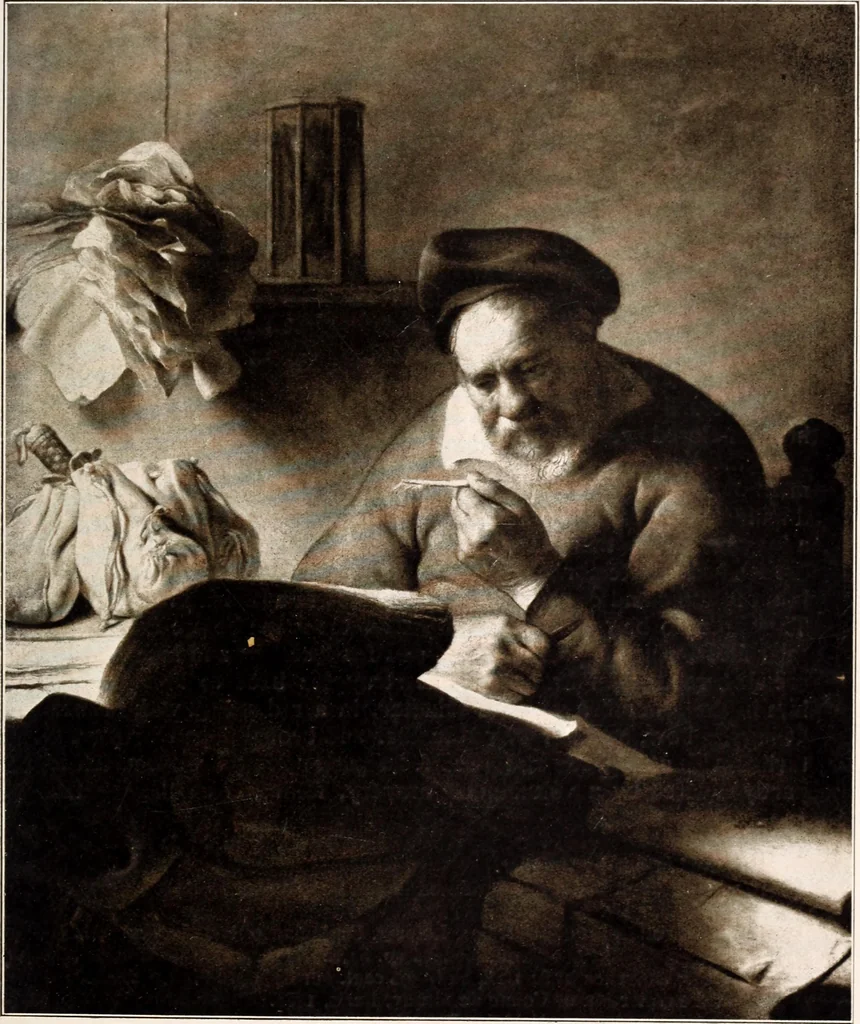 An illustration from Illustrated catalogue of the twelfth series of 100 paintings by old masters of the Dutch, Flemish, Italian, French, and English schools, being a portion of the Sedelmeyer Gallery : containing also a general index of the 1500 pictures described in the 13 catalogues of the Sedelmeyer Gallery published to date, 1913, leaf 44
