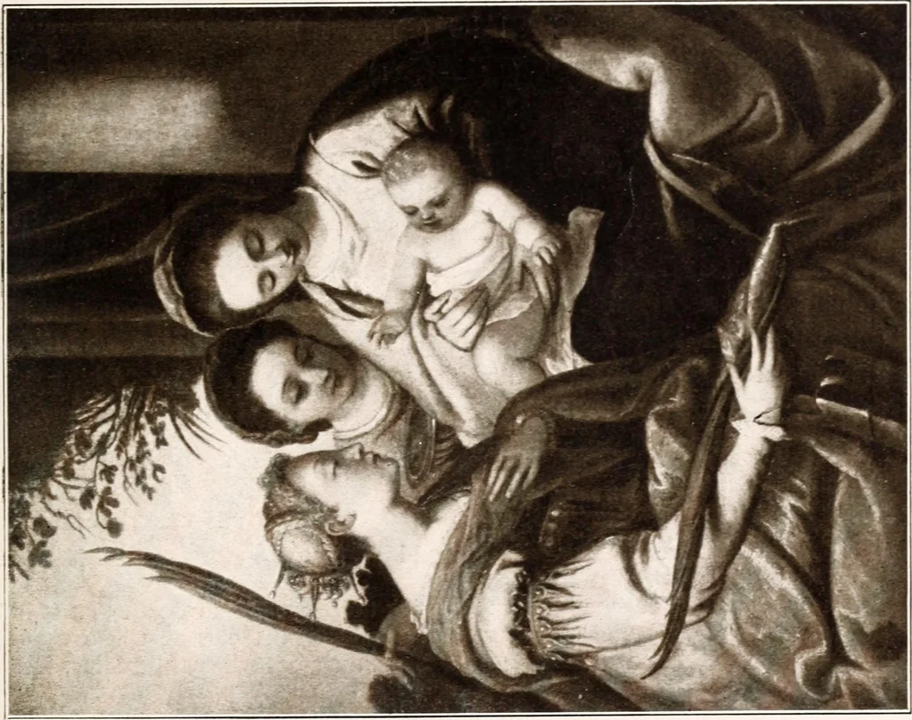 An illustration from Illustrated catalogue of the twelfth series of 100 paintings by old masters of the Dutch, Flemish, Italian, French, and English schools, being a portion of the Sedelmeyer Gallery : containing also a general index of the 1500 pictures described in the 13 catalogues of the Sedelmeyer Gallery published to date, 1913, leaf 70