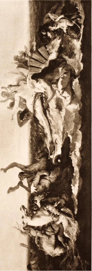 An illustration from Illustrated catalogue of the twelfth series of 100 paintings by old masters of the Dutch, Flemish, Italian, French, and English schools, being a portion of the Sedelmeyer Gallery : containing also a general index of the 1500 pictures described in the 13 catalogues of the Sedelmeyer Gallery published to date, 1913, leaf 96