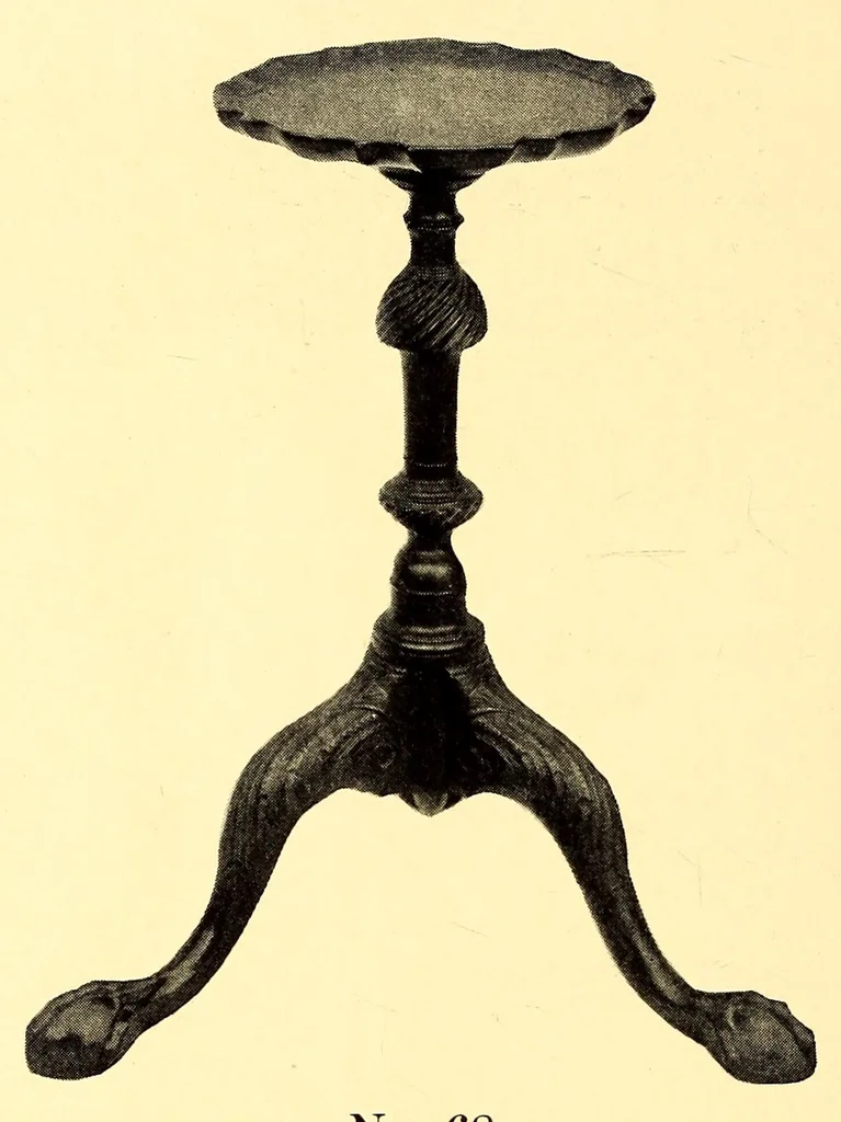 An illustration from Illustrated catalogue of old Chippendale, Sheraton and Hepplewhite furniture of great rarity and beauty : from the collections of Marsden J. Perry and Richard A. Canfield together with some Oriental porcelains and Barye Bronzes from Mr. Canfield's collection, 1916, leaf 40