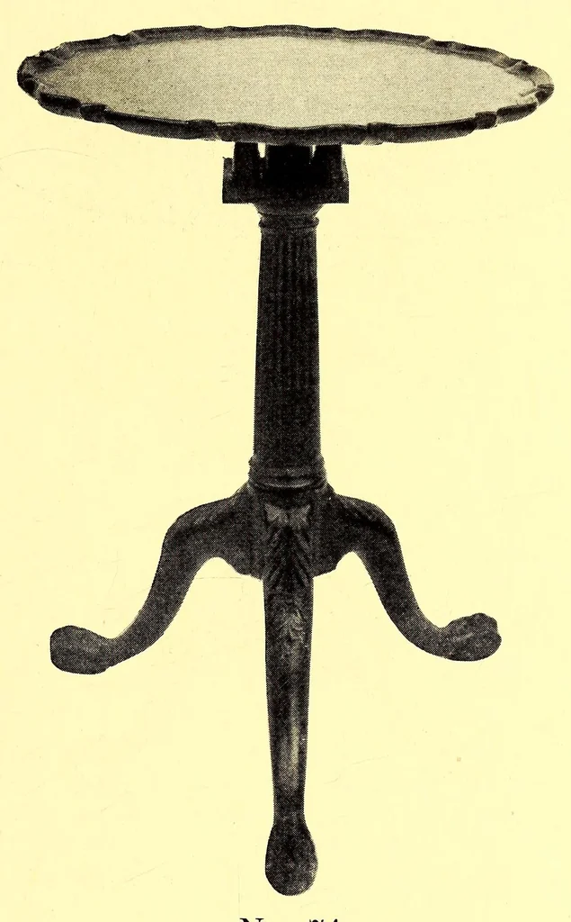 An illustration from Illustrated catalogue of old Chippendale, Sheraton and Hepplewhite furniture of great rarity and beauty : from the collections of Marsden J. Perry and Richard A. Canfield together with some Oriental porcelains and Barye Bronzes from Mr. Canfield's collection, 1916, leaf 45
