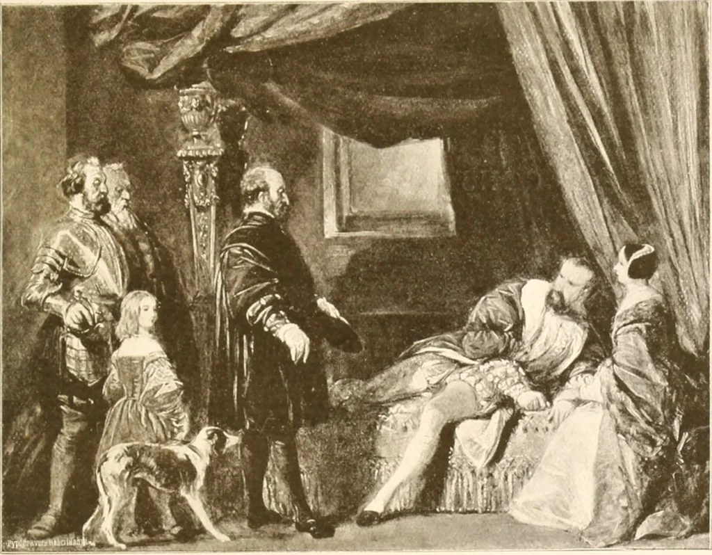 An illustration from Illustrated catalogue of the second hundred of paintings by old masters of the Dutch, Flemish, Italian, French and English schools belonging to the Sedelmeyer Gallery .., 1895, leaf 120