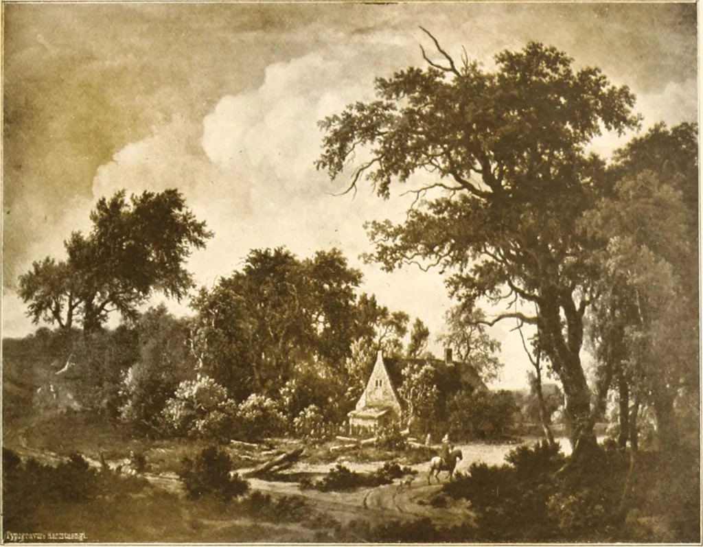 An illustration from Illustrated catalogue of the second hundred of paintings by old masters of the Dutch, Flemish, Italian, French and English schools belonging to the Sedelmeyer Gallery .., 1895, leaf 36