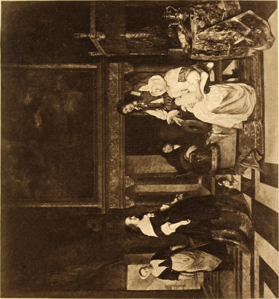An illustration from Illustrated catalogue of the second hundred of paintings by old masters of the Dutch, Flemish, Italian, French and English schools belonging to the Sedelmeyer Gallery .., 1895, leaf 44