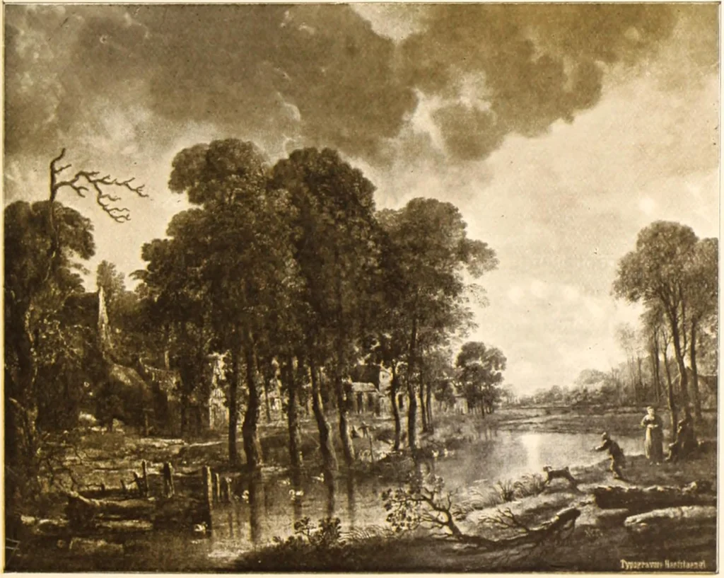 An illustration from Illustrated catalogue of the second hundred of paintings by old masters of the Dutch, Flemish, Italian, French and English schools belonging to the Sedelmeyer Gallery .., 1895, leaf 48
