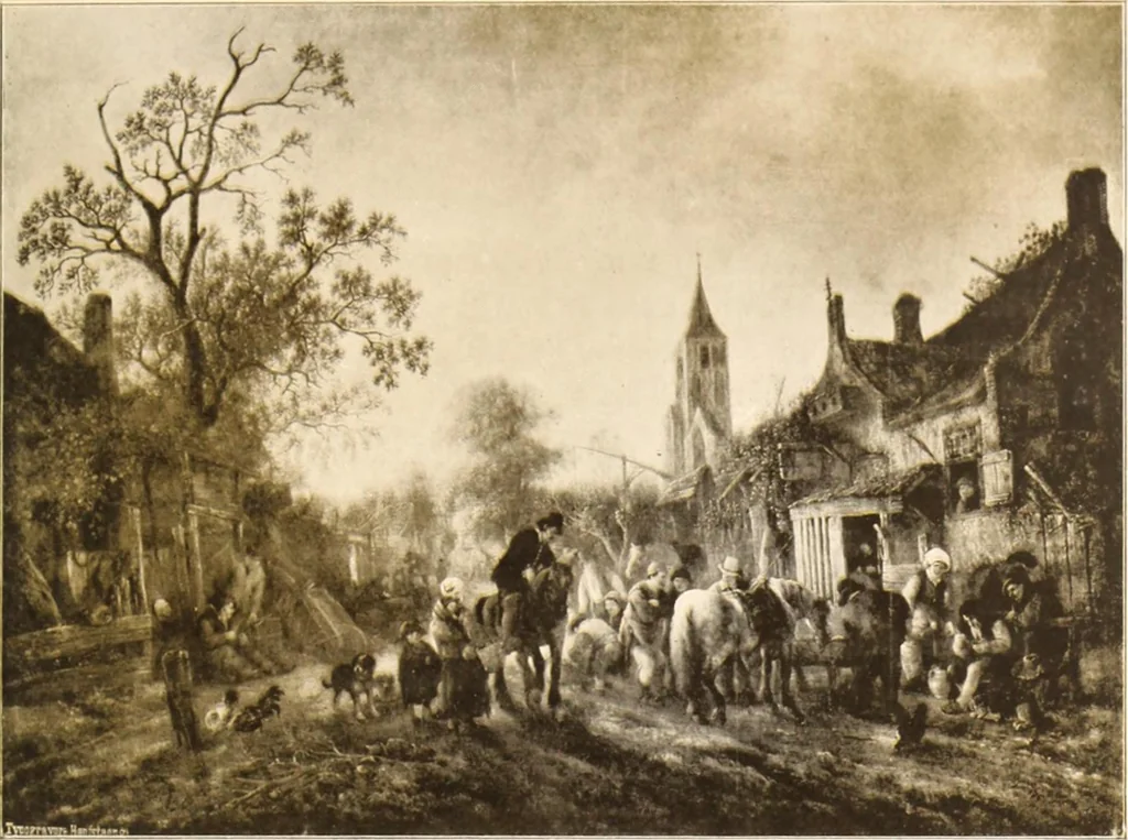 An illustration from Illustrated catalogue of the second hundred of paintings by old masters of the Dutch, Flemish, Italian, French and English schools belonging to the Sedelmeyer Gallery .., 1895, leaf 50