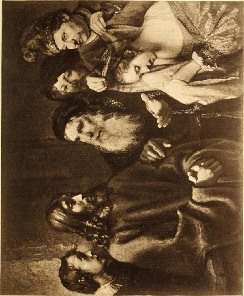 An illustration from Illustrated catalogue of the second hundred of paintings by old masters of the Dutch, Flemish, Italian, French and English schools belonging to the Sedelmeyer Gallery .., 1895, leaf 54