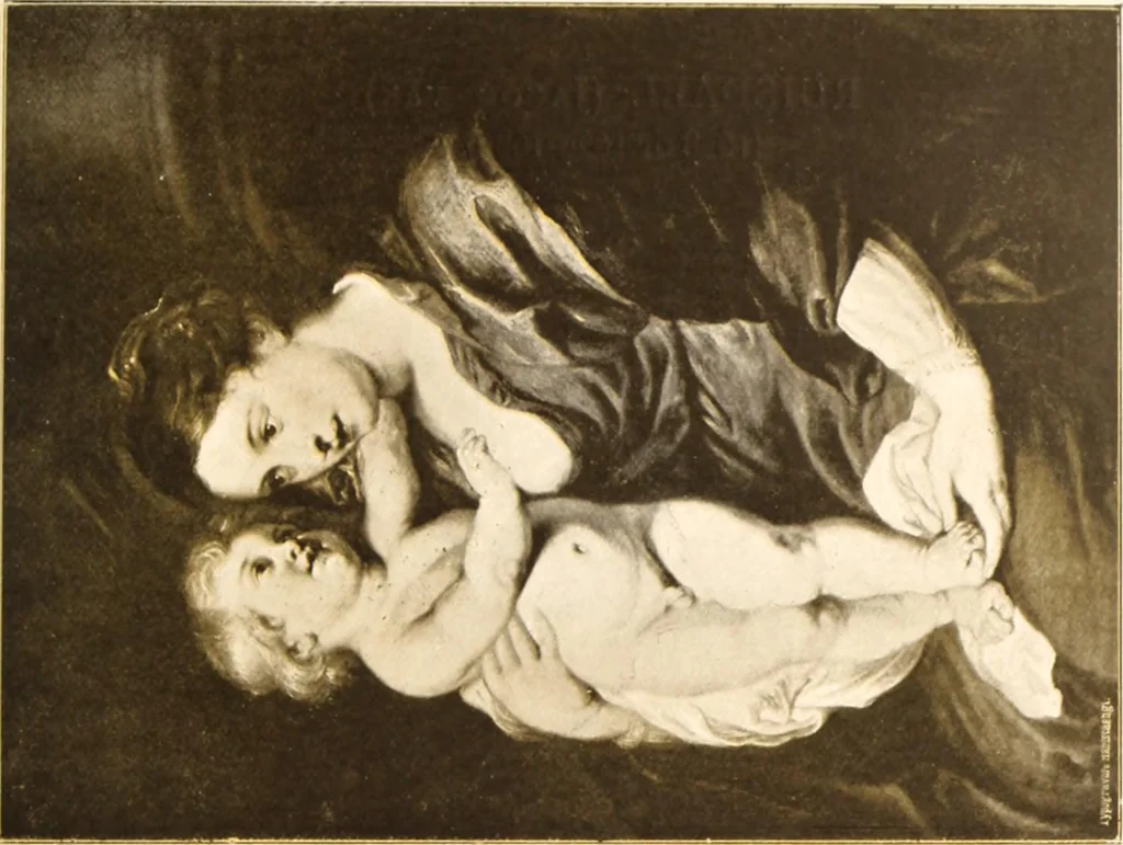 An illustration from Illustrated catalogue of the second hundred of paintings by old masters of the Dutch, Flemish, Italian, French and English schools belonging to the Sedelmeyer Gallery .., 1895, leaf 58