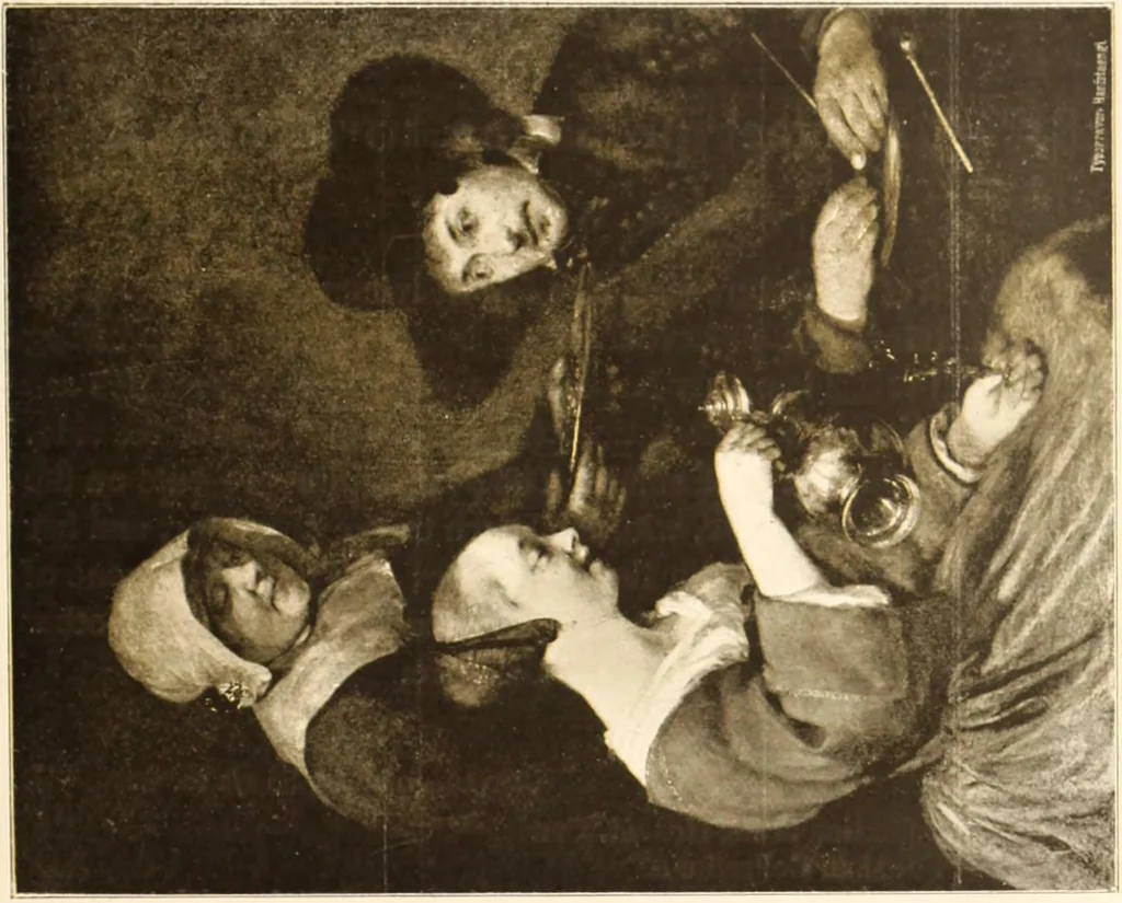 An illustration from Illustrated catalogue of the second hundred of paintings by old masters of the Dutch, Flemish, Italian, French and English schools belonging to the Sedelmeyer Gallery .., 1895, leaf 72