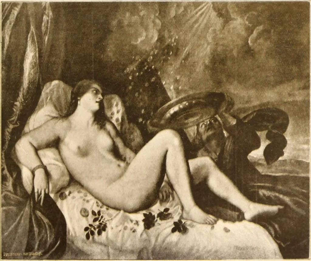 An illustration from Illustrated catalogue of the second hundred of paintings by old masters of the Dutch, Flemish, Italian, French and English schools belonging to the Sedelmeyer Gallery .., 1895, leaf 88
