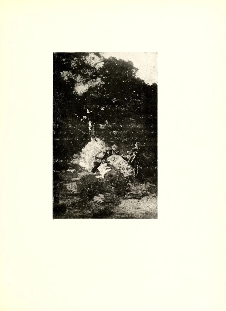 An illustration from Illustrated catalogue of oil and water color paintings by Dutch, French, English, American and Italian artists : belonging to the estate of the late James S. Inglis to be sold at unrestricted public sale by order of Mrs. Inglis, executrice on the evenings Herein stated, 1910, leaf 123