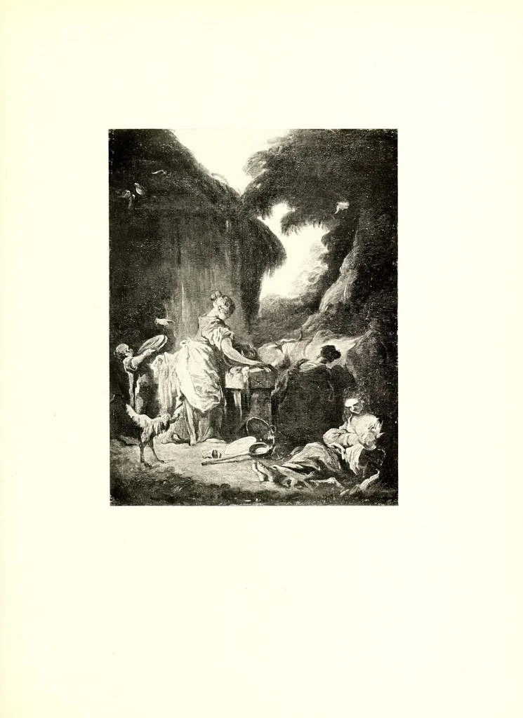 An illustration from Illustrated catalogue of oil and water color paintings by Dutch, French, English, American and Italian artists : belonging to the estate of the late James S. Inglis to be sold at unrestricted public sale by order of Mrs. Inglis, executrice on the evenings Herein stated, 1910, leaf 149