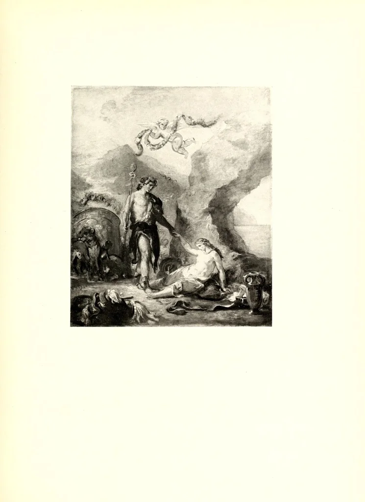 An illustration from Illustrated catalogue of oil and water color paintings by Dutch, French, English, American and Italian artists : belonging to the estate of the late James S. Inglis to be sold at unrestricted public sale by order of Mrs. Inglis, executrice on the evenings Herein stated, 1910, leaf 177