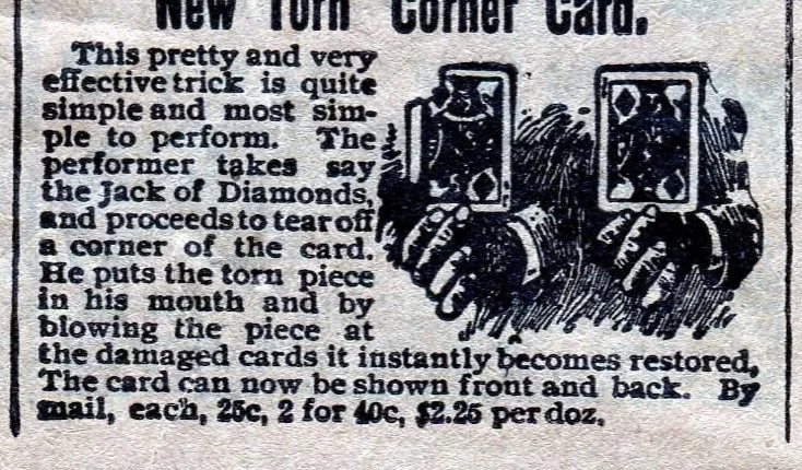 An illustration from Illustrated And Descriptive Catalog Of New Games, Tricks, Toys, Puzzles, Jokers, Materials, Books And Agents Supplies, By Licking Chemical Company, 1919, leaf 10