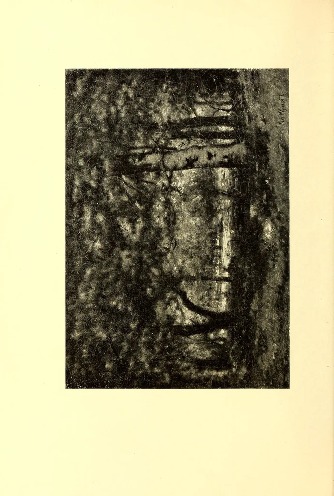 An illustration from Illustrated catalogue of the collection of American paintings : formed by the widely known amateur William T. Evans, Esq. of New York, 1913, leaf 164