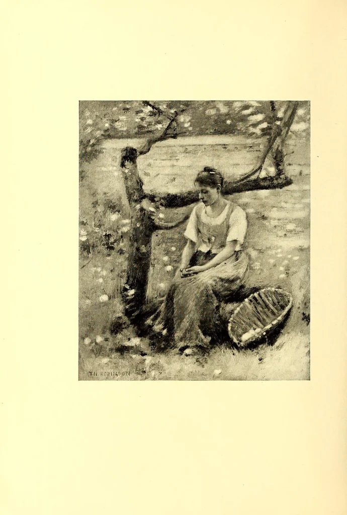 An illustration from Illustrated catalogue of the collection of American paintings : formed by the widely known amateur William T. Evans, Esq. of New York, 1913, leaf 308