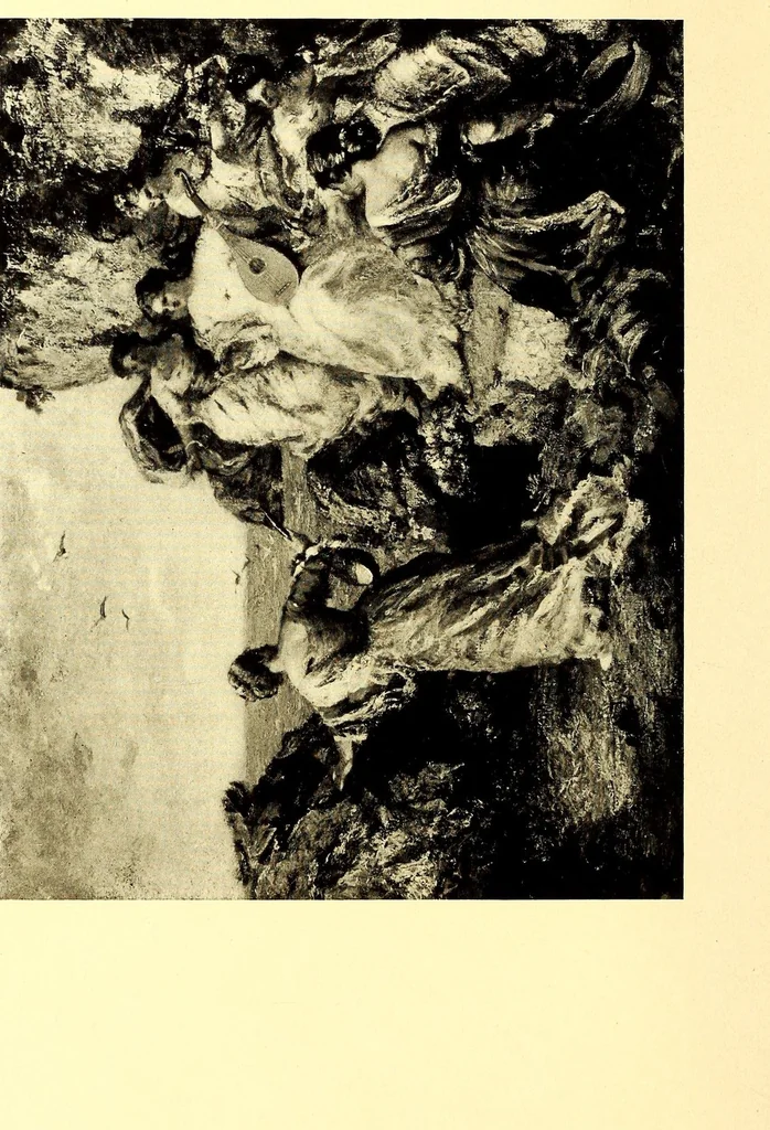 An illustration from Illustrated catalogue of the collection of American paintings : formed by the widely known amateur William T. Evans, Esq. of New York, 1913, leaf 346
