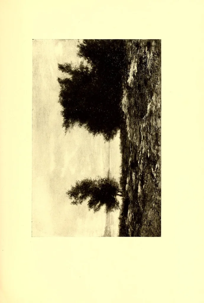 An illustration from Illustrated catalogue of the collection of American paintings : formed by the widely known amateur William T. Evans, Esq. of New York, 1913, leaf 79