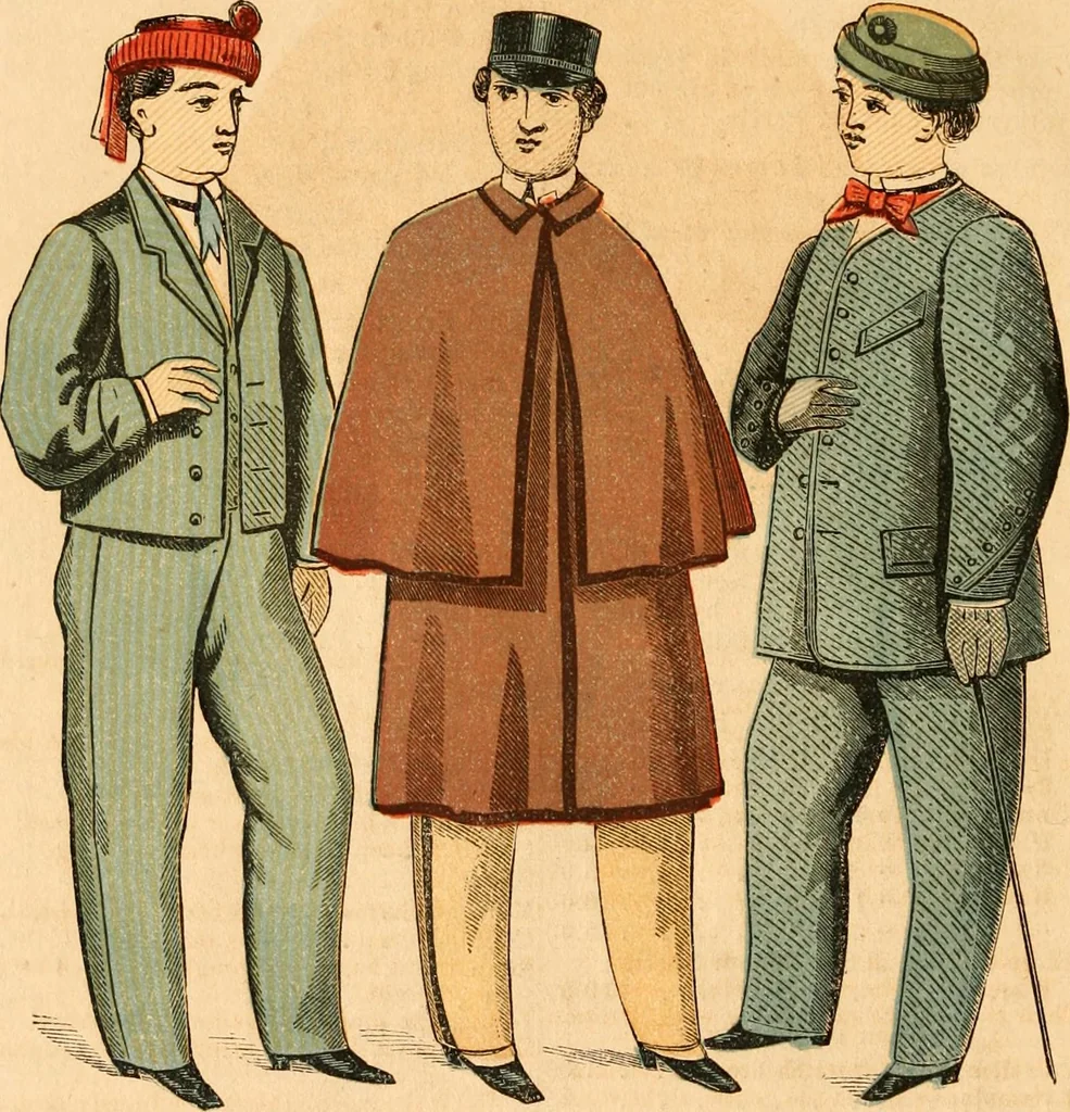 An illustration from Illustrated almanac of fashion., 1863, leaf 15