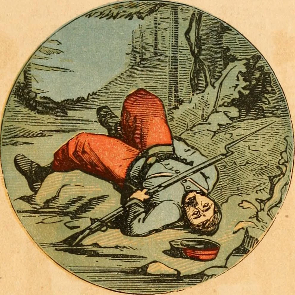 An illustration from Illustrated almanac of fashion., 1863, leaf 16