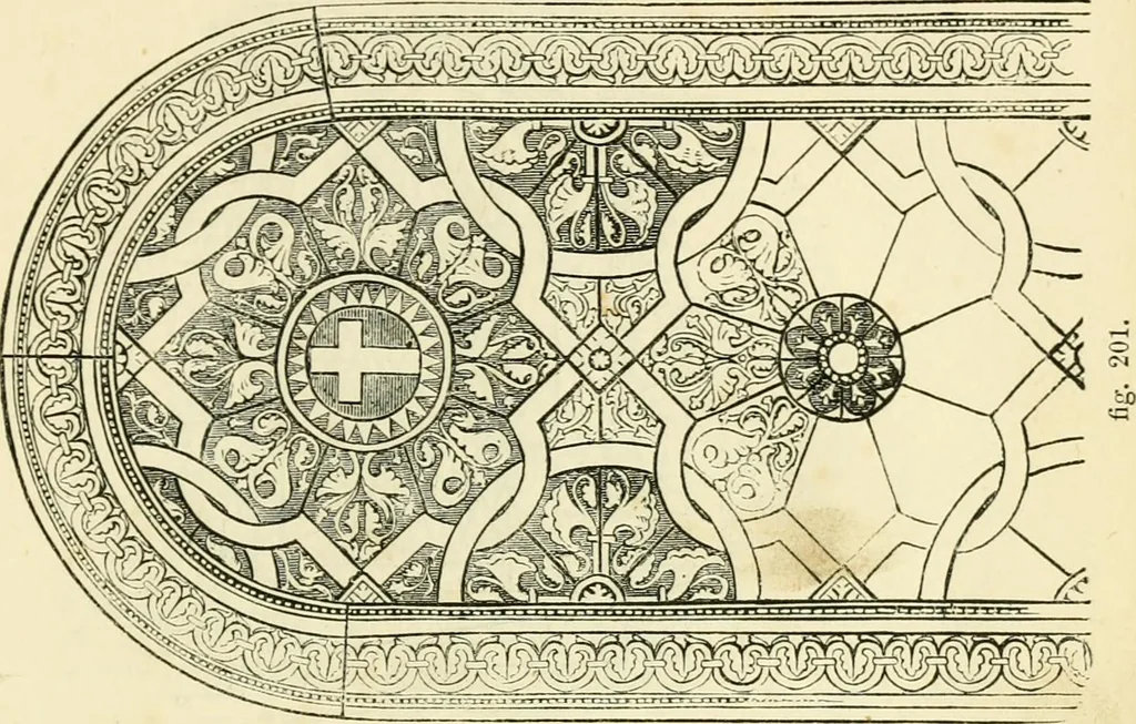 An illustration from The illustrated architectural, engineering, & mechanical drawing-book : for the use of schools, students, and artisans ; upwards of 300 illustrations, 1856, leaf 104