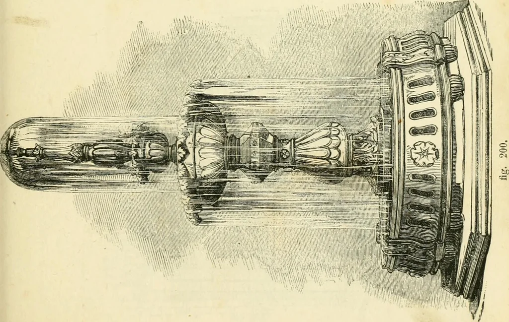 An illustration from The illustrated architectural, engineering, & mechanical drawing-book : for the use of schools, students, and artisans ; upwards of 300 illustrations, 1856, leaf 104