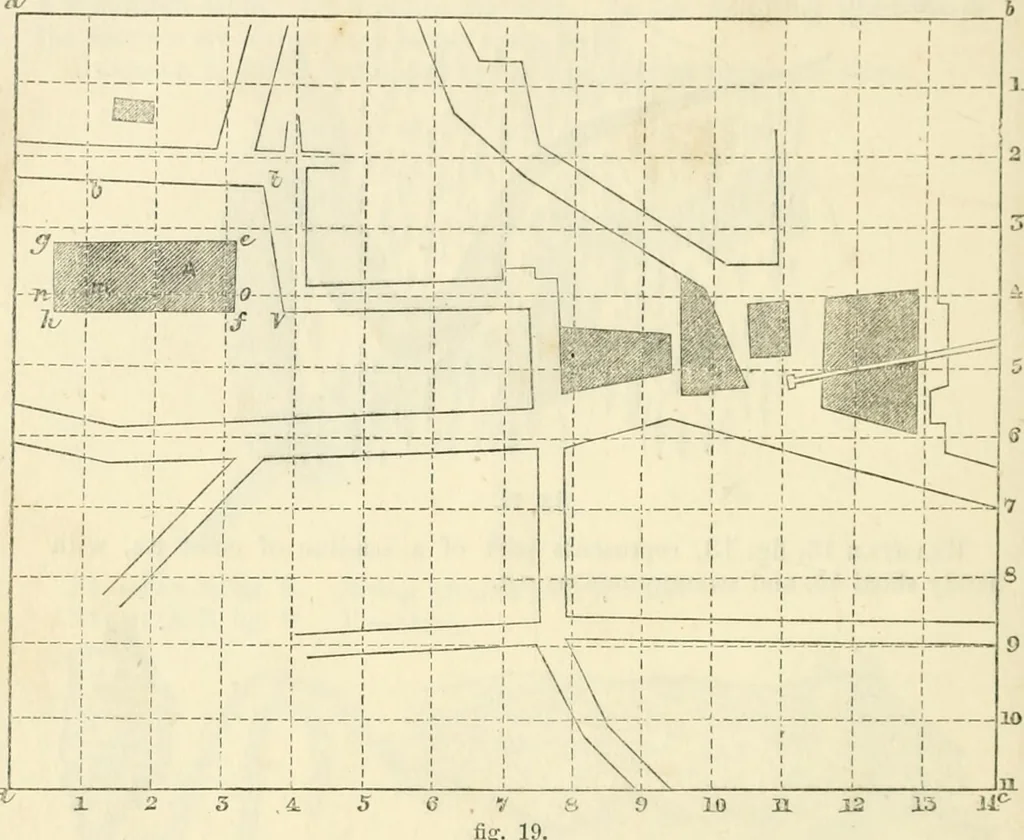 An illustration from The illustrated architectural, engineering, & mechanical drawing-book : for the use of schools, students, and artisans ; upwards of 300 illustrations, 1856, leaf 113