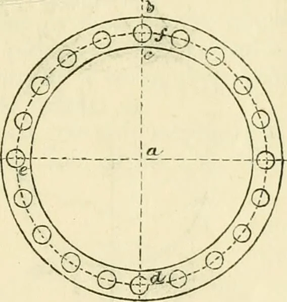 An illustration from The illustrated architectural, engineering, & mechanical drawing-book : for the use of schools, students, and artisans ; upwards of 300 illustrations, 1856, leaf 122