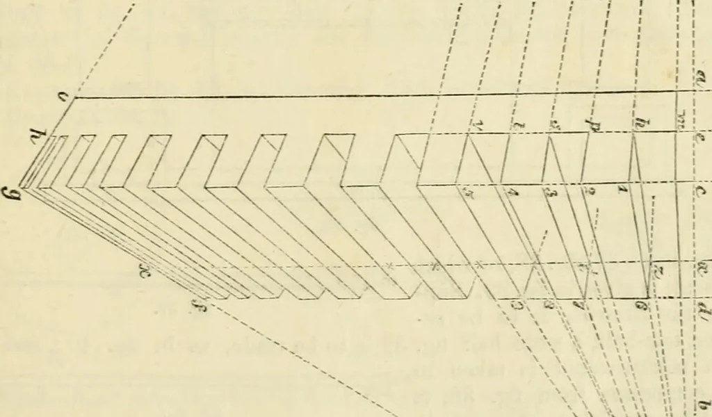 An illustration from The illustrated architectural, engineering, & mechanical drawing-book : for the use of schools, students, and artisans ; upwards of 300 illustrations, 1856, leaf 132
