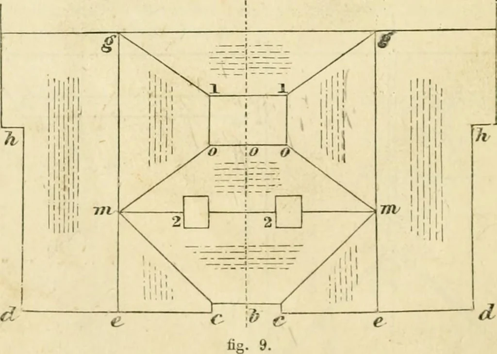 An illustration from The illustrated architectural, engineering, & mechanical drawing-book : for the use of schools, students, and artisans ; upwards of 300 illustrations, 1856, leaf 17