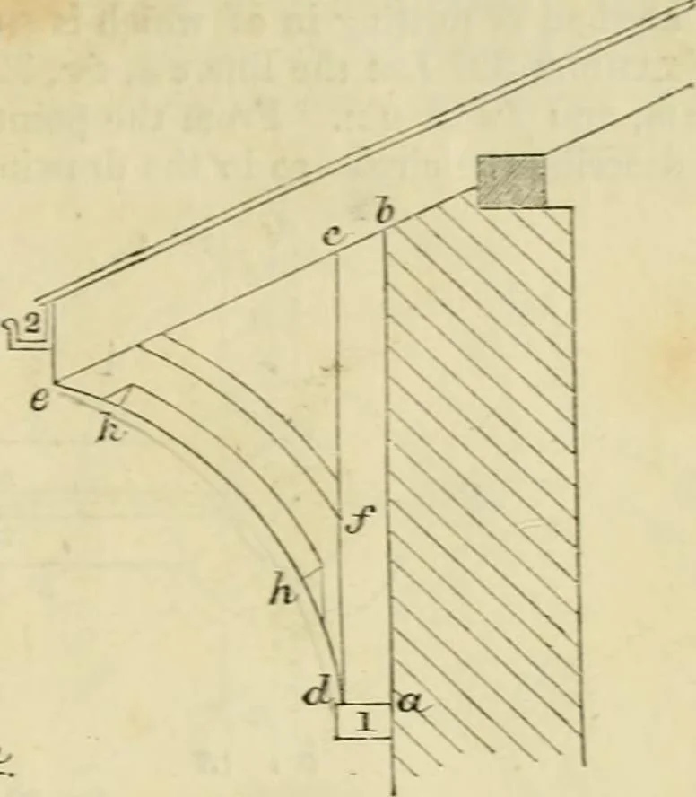 An illustration from The illustrated architectural, engineering, & mechanical drawing-book : for the use of schools, students, and artisans ; upwards of 300 illustrations, 1856, leaf 26