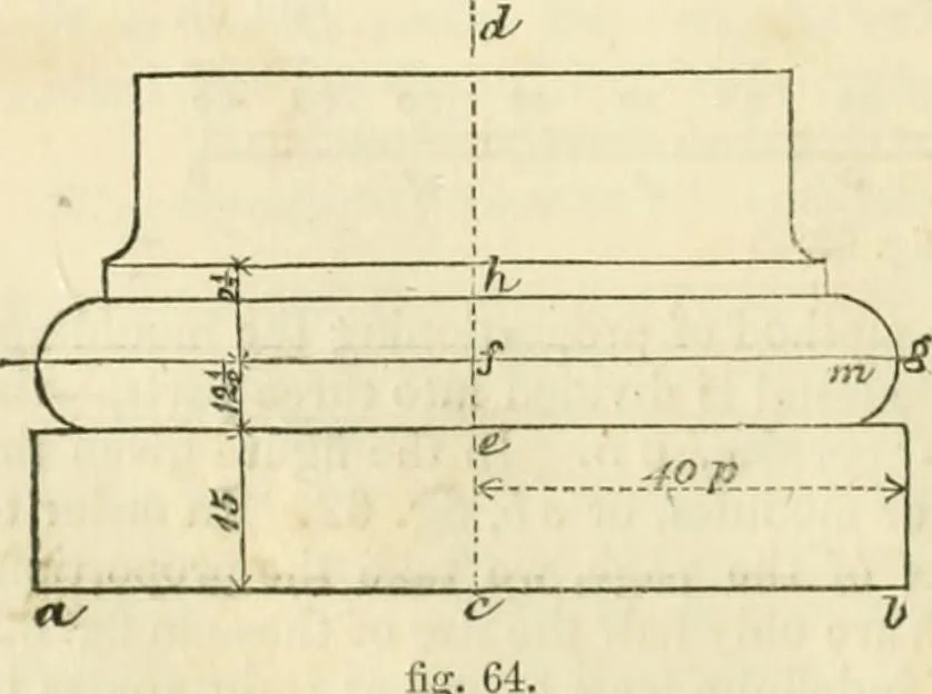 An illustration from The illustrated architectural, engineering, & mechanical drawing-book : for the use of schools, students, and artisans ; upwards of 300 illustrations, 1856, leaf 41