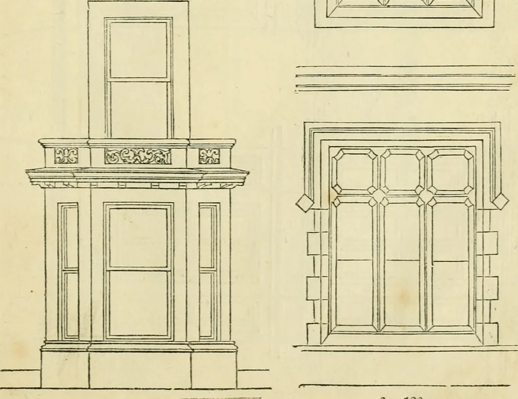 An illustration from The illustrated architectural, engineering, & mechanical drawing-book : for the use of schools, students, and artisans ; upwards of 300 illustrations, 1856, leaf 64