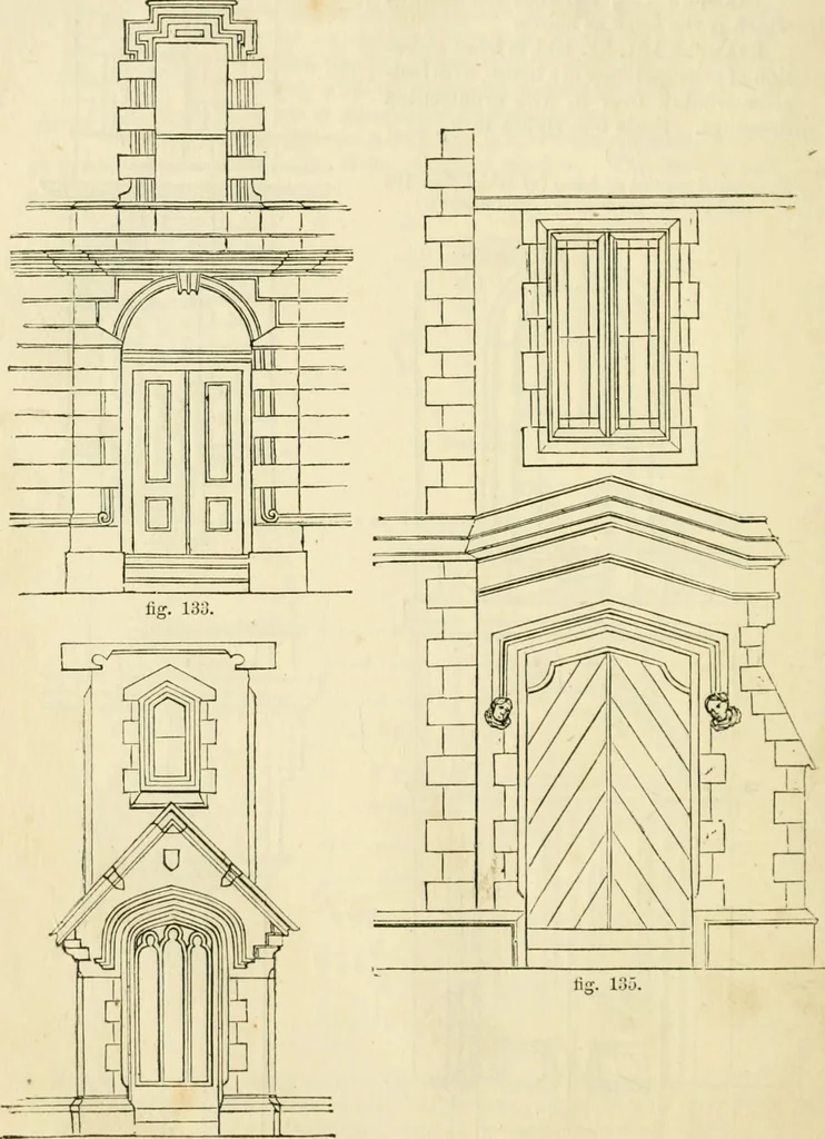 An illustration from The illustrated architectural, engineering, & mechanical drawing-book : for the use of schools, students, and artisans ; upwards of 300 illustrations, 1856, leaf 69