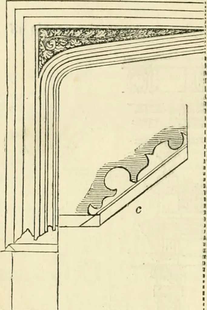 An illustration from The illustrated architectural, engineering, & mechanical drawing-book : for the use of schools, students, and artisans ; upwards of 300 illustrations, 1856, leaf 71