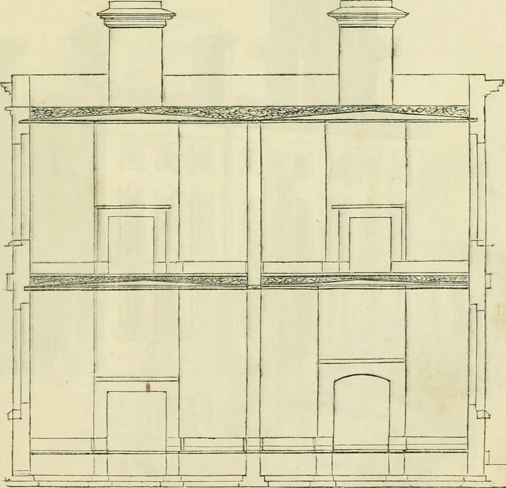 An illustration from The illustrated architectural, engineering, & mechanical drawing-book : for the use of schools, students, and artisans ; upwards of 300 illustrations, 1856, leaf 88
