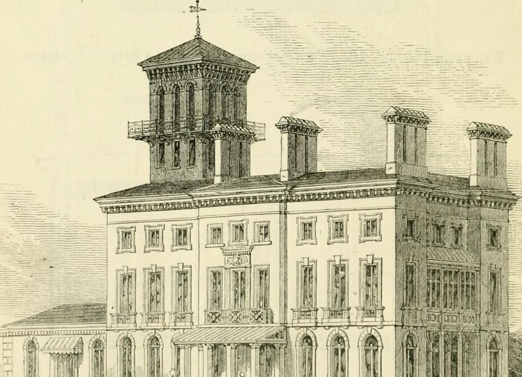 An illustration from The illustrated architectural, engineering, & mechanical drawing-book : for the use of schools, students, and artisans ; upwards of 300 illustrations, 1856, leaf 89