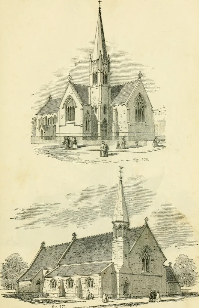 An illustration from The illustrated architectural, engineering, & mechanical drawing-book : for the use of schools, students, and artisans ; upwards of 300 illustrations, 1856, leaf 92